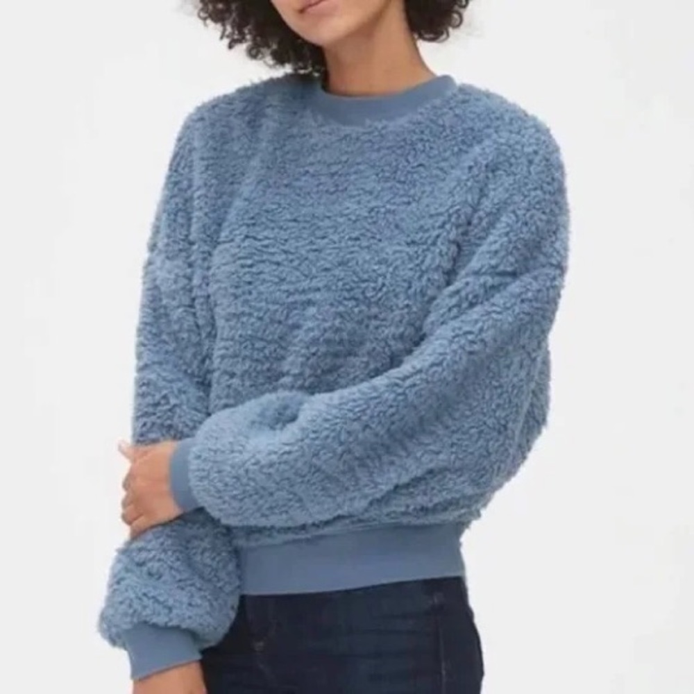 Gap Blue Teddy Sweater